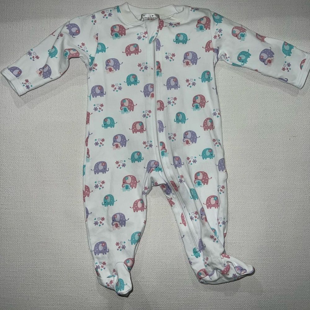 Kissy Kissy NB Elephant Footie